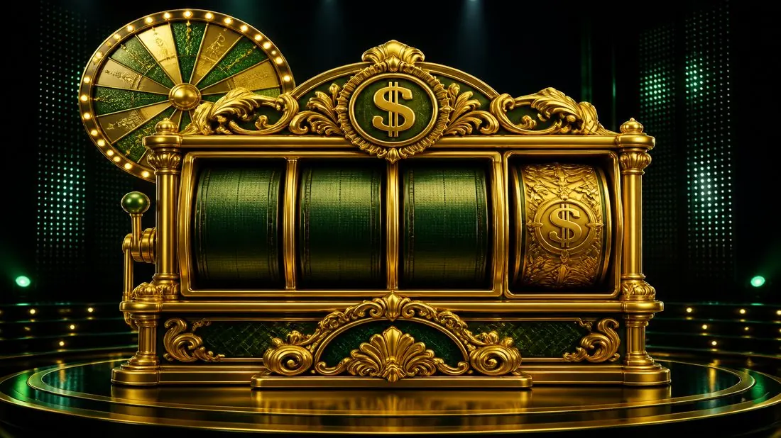 Full gold number cabinet facing camera for product identity